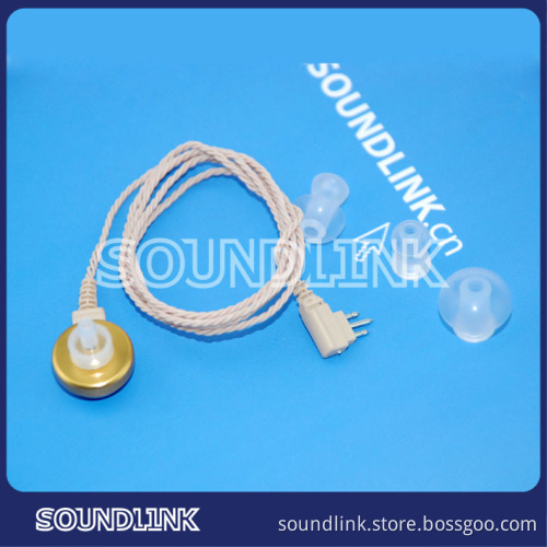 Soundlink standard beige 2pin cable for hearing aids